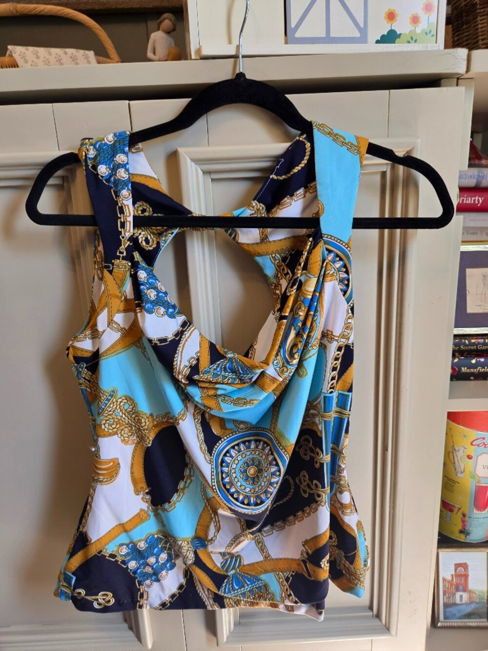 Cache Nautical Top - Size Large